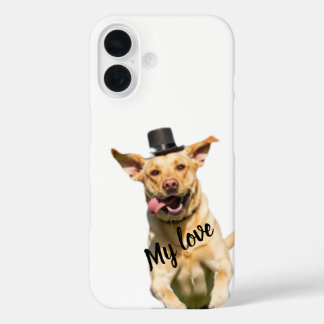 Funda para iPhone 16 con Labrador Retriever de som