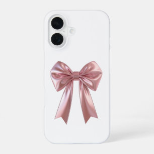 Funda para iPhone 16 con lazo de cinta de satén me