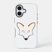 Funda para iPhone 16 con logotipo de zorro