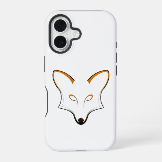 Funda para iPhone 16 con logotipo de zorro