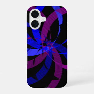 Funda para iPhone 16 con mezcla de bayas geométric