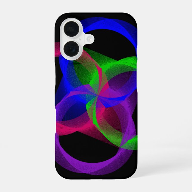 Funda para iPhone 16 con Mezcla Geométrica Colorid (Reverso )