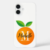 Funda para iPhone 16 con monograma personalizado d
