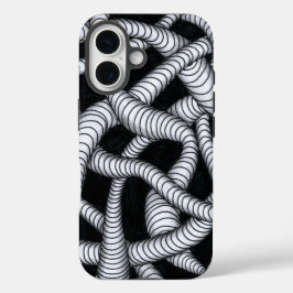 Funda para iPhone 16 con patrón de tentáculo abstr