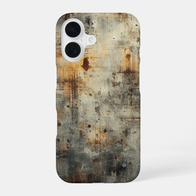 funda para Iphone 16 con patrón oxidado (Reverso )
