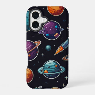 Funda para iPhone 16 con Vibraciones Cósmicas y te