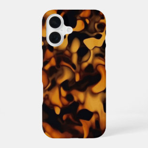 Funda Para iPhone 16 Concha de Tortuga Patrón de Caparazón de Tortuga Á