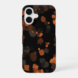 Funda Para iPhone 16 Concha de Tortuga Vintage Retro, Patrón de Carey