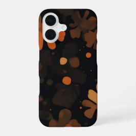 Funda Para iPhone 16 Concha de Tortuga Vintage Retro, Patrón de Carey