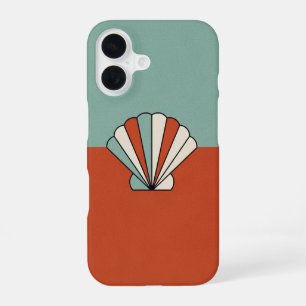 Funda Para iPhone 16 Concha geométrica vintage