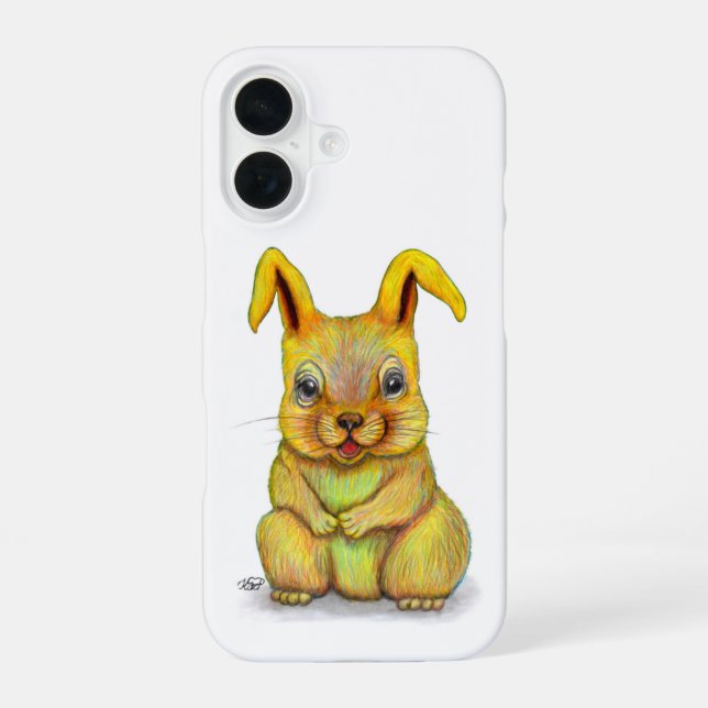 Funda Para iPhone 16 Conejo de agua (Reverso )