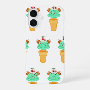 Funda Para iPhone 16 cono de helado