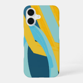 Funda Para iPhone 16 Contemporary Striped Abstract