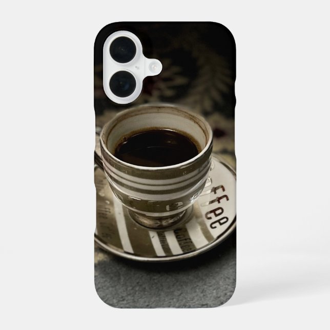 Funda Para iPhone 16 Copa de café (Reverso )