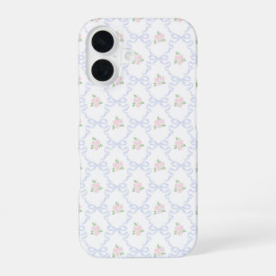 Funda Para iPhone 16 Coquette Preppy Floral personalizada