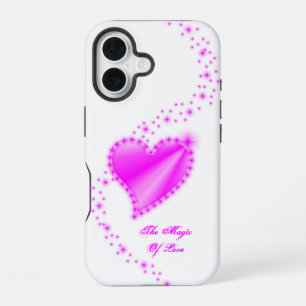 Funda Para iPhone 16 Corazón de Arcoíris con Estrellas, La Magia del Am