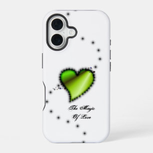 Funda Para iPhone 16 Corazón de Arcoíris con Estrellas, La Magia del Am