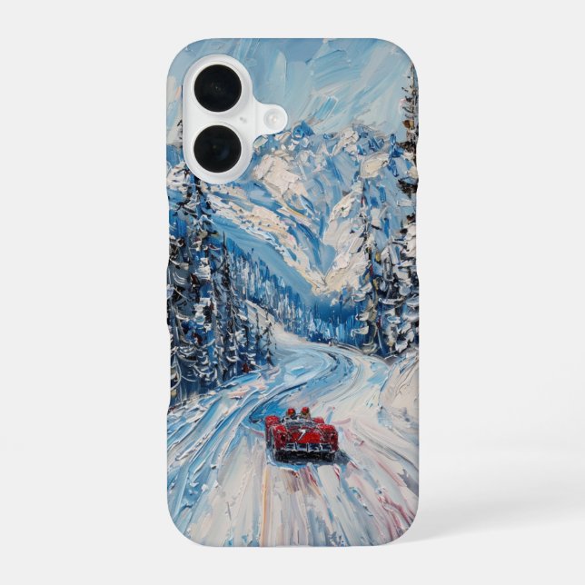 Funda Para iPhone 16 Corredor de Invierno (Reverso )