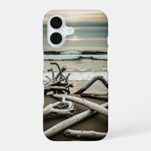 Funda Para iPhone 16 Costa de madera flotante vintage