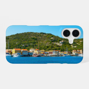 Funda Para iPhone 16 costa del puerto de Antipaxos