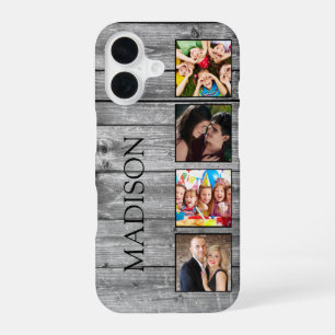 Funda Para iPhone 16 Crea tu collage de fotos personalizado estilo gran