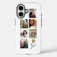 Crea tu propio amor familiar de 6 Collages de foto