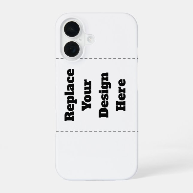 Funda Para iPhone 16 Crea tu propio blanco  (Reverso )