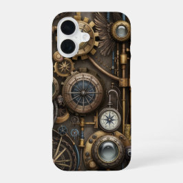 Funda Para iPhone 16 Creaciones Atemporales Industriales al Estilo Stea