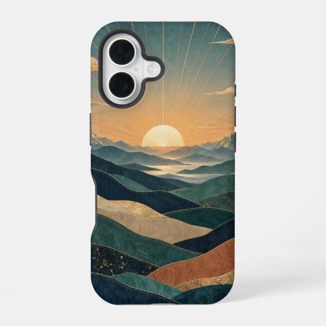 Funda Para iPhone 16 Crestas Radiantes (Reverso )