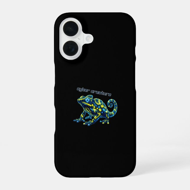 Funda Para iPhone 16 Criatura Cibernética (Reverso )