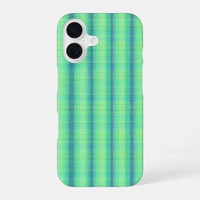 Funda Para iPhone 16 Crisp Tartan Design Phone Case (Reverso )