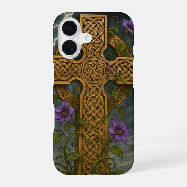 Funda Para iPhone 16 Cruz celta (Reverso )