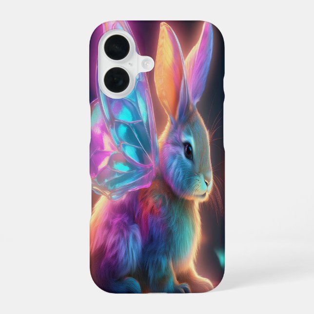 Funda Para iPhone 16 Crystal Bunny (Reverso )