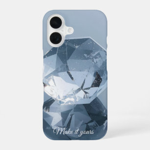 Funda Para iPhone 16 Cubierta personalizada de gema con facetas - Añade