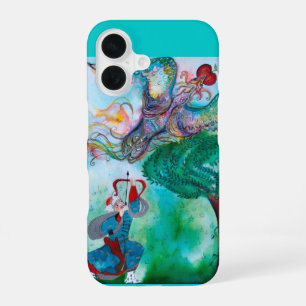 Funda Para iPhone 16 CUENTO DE HADAS TURCO / FÉNIX Y ARQUERO Verde Teal