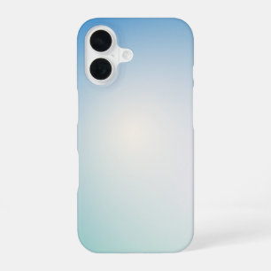 Funda Para iPhone 16 Cuero azul elegante