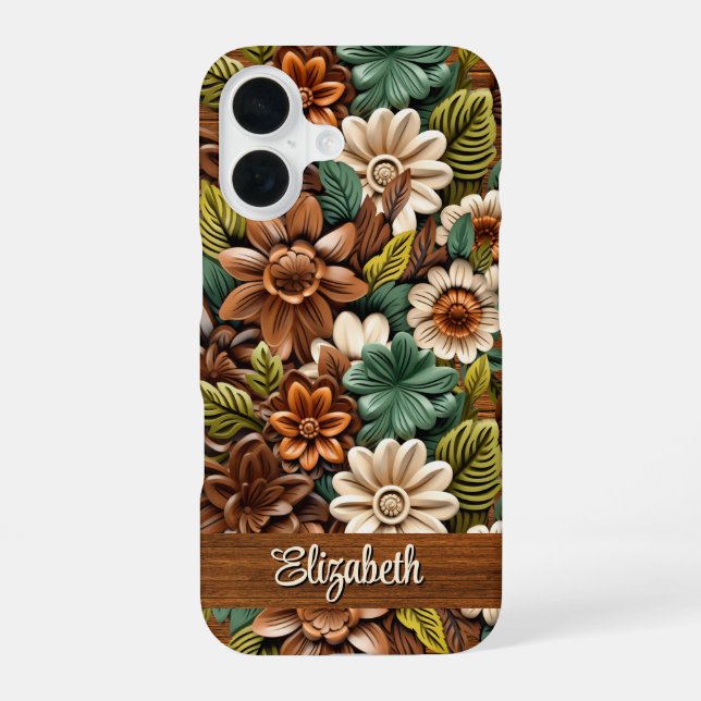 Funda Para iPhone 16 Cuero con herramientas (Reverso )