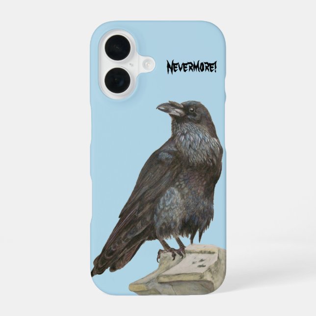 Funda Para iPhone 16 Cuervo (Reverso )