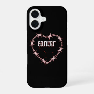 Funda Para iPhone 16 Cumpleaños Gótico Constellación de Cáncer