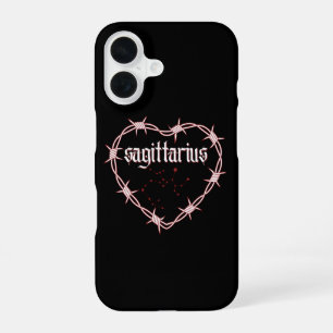 Funda Para iPhone 16 Cumpleaños Gótico y Edgy de la Constelación de Sag