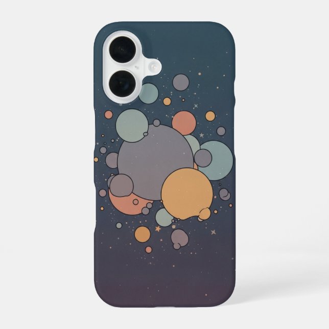 Funda Para iPhone 16 Cúmulo de Estrellas Vintage (Reverso )
