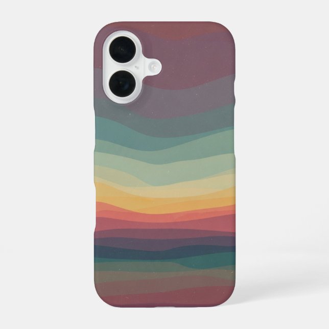 Funda Para iPhone 16 Curva de Nebulosa Etérea (Reverso )