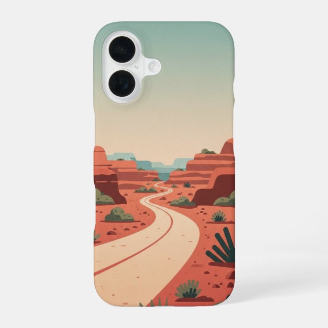 Funda Para iPhone 16 Curva del Desierto (Reverso )