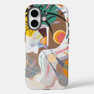 Funda Para iPhone 16 Curva Dominante de Kandinsky Abstracto