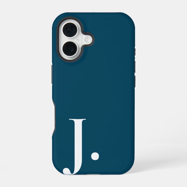 Funda Para iPhone 16 Custom with Initial Name (Reverso )