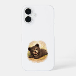 Funda Para iPhone 16 Cute Baby Bear iPhone 16 Case Kawaii