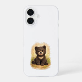 Funda Para iPhone 16 Cute Baby Bear iPhone 16 Case Kawaii Art