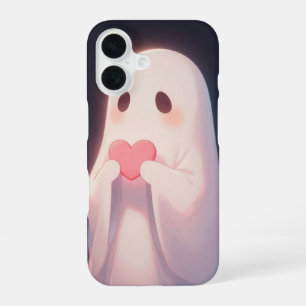 Funda Para iPhone 16 Cute Ghost Heart Phone Case