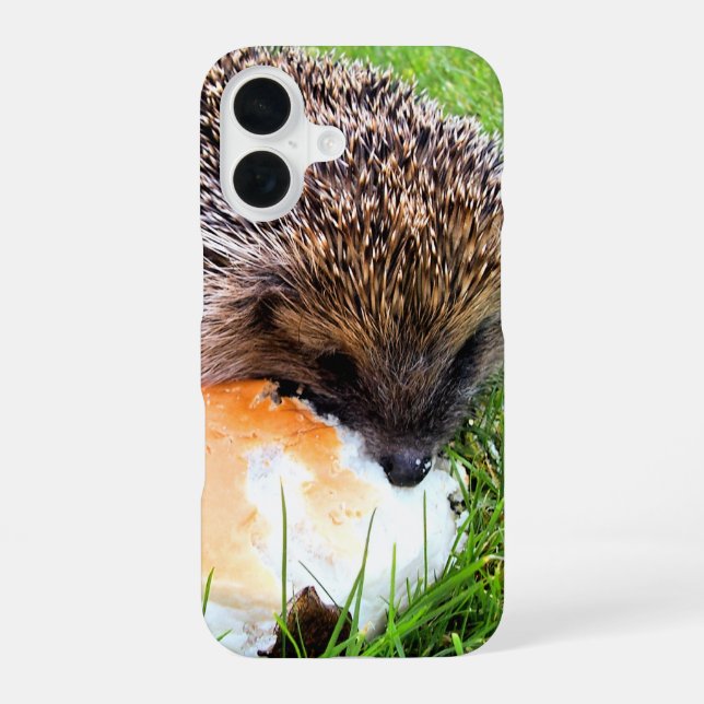 FUNDA PARA iPhone 16 CUTE HEDGEHOG (Reverso )