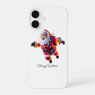 Funda Para iPhone 16 Cute Humor Divertido Moderno Navidades Alegres